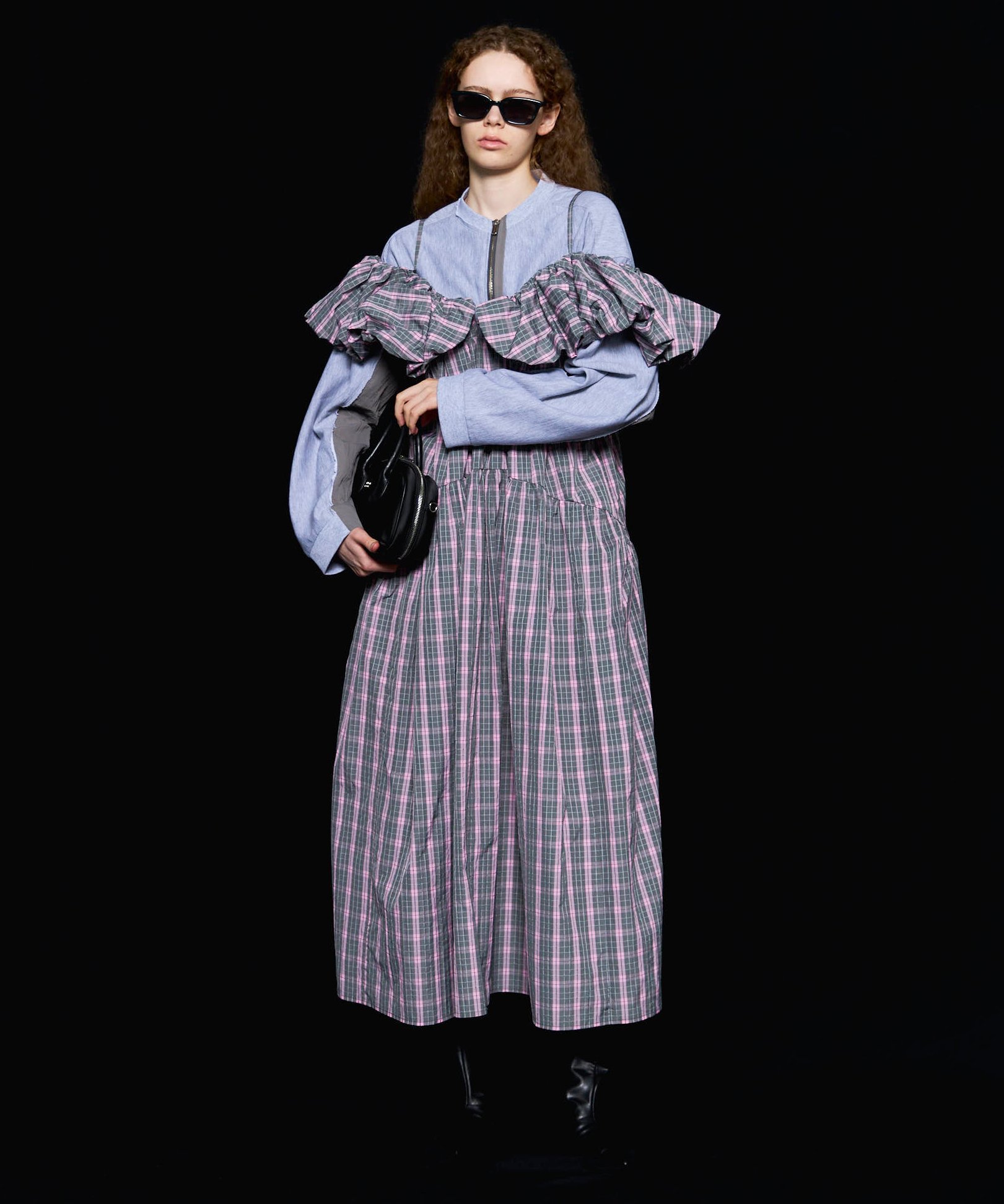 MAISON SPECIAL Different Material Docking Sweat Cardigan メゾンスペシャル トップス カーディガン ホワイト グレー ブラック【送料無料】のサムネイル