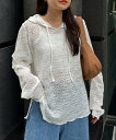 CIAOPANIC TYPY スキッパーレースフーディー チャオパニックティピー トップス カットソー・Tシャツ ホワイト ブラック【送料無料】