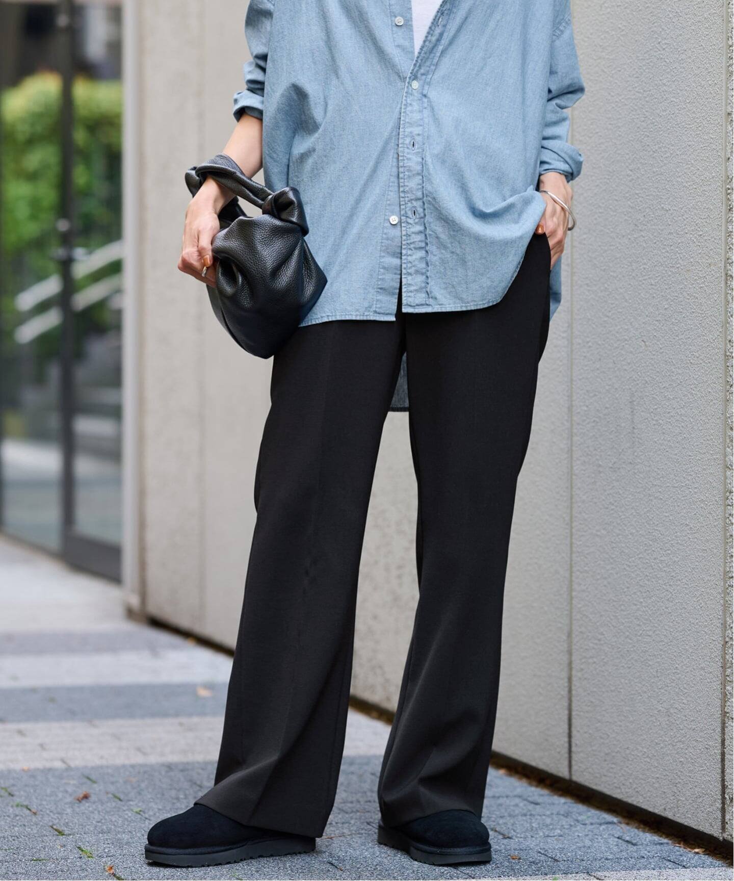 FRAMeWORK ≪WEB限定 / 追加予約≫セミフレアパンツ 2 フレームワーク パンツ スラックス・ドレスパンツ ..