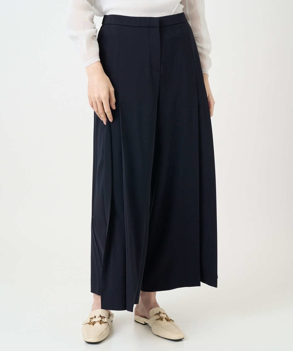 （小さいサイズ） 2WAYストレッチワイドパンツ メゾンドゥサンク パンツ その他のパンツ ベージュ ネイビー
