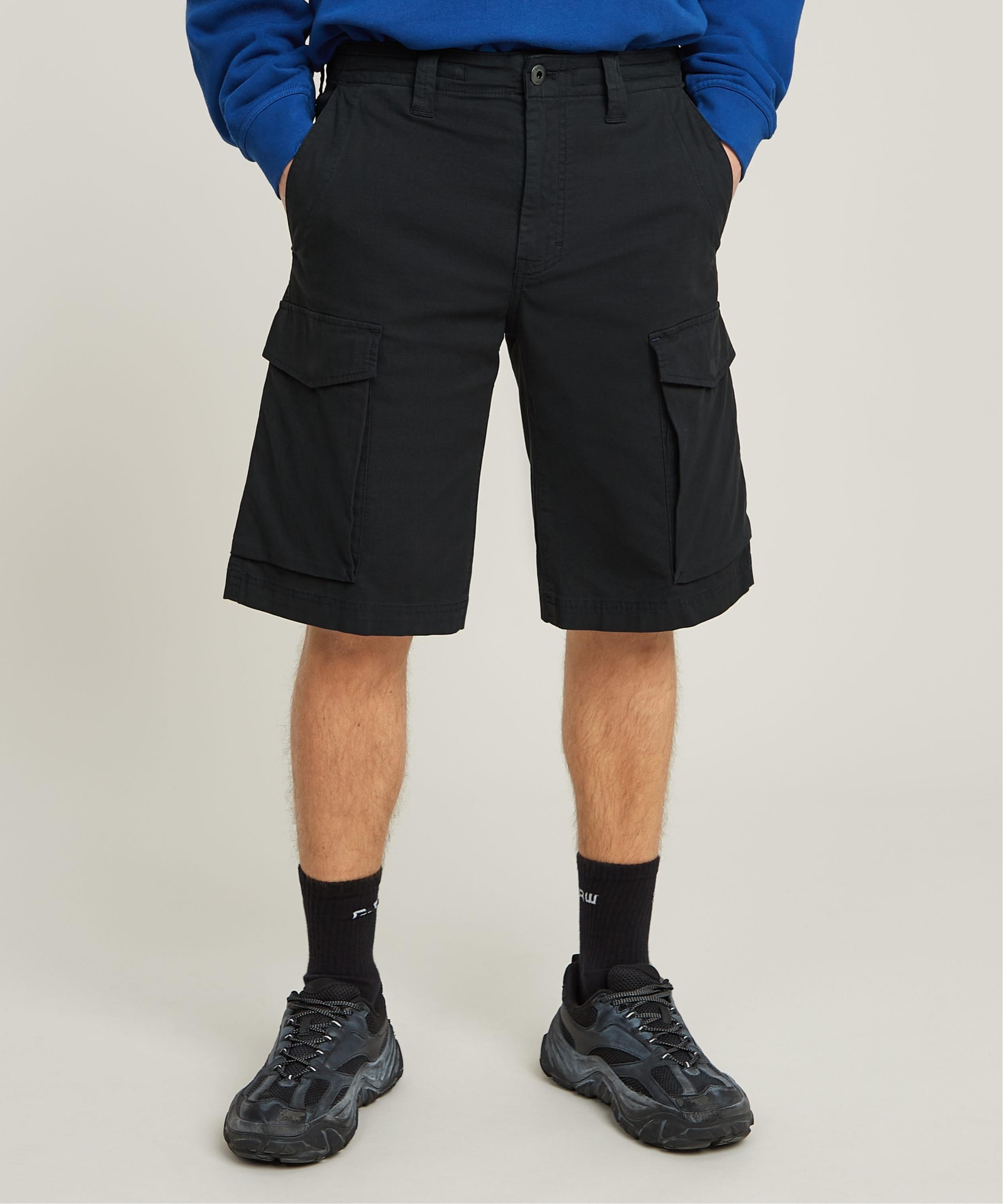 【公式ショップ】Core Regular Cargo Shorts/レギュラーカーゴショートパンツ ジースターロゥ パンツ カーゴパンツ ネイビー