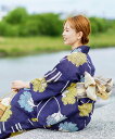 URBAN RESEARCH ROSSO 綿絽ゆかた 花と蔓 アーバンリサーチロッソ 着物・浴衣・和装小物 浴衣 ネイビー【送料無料】
