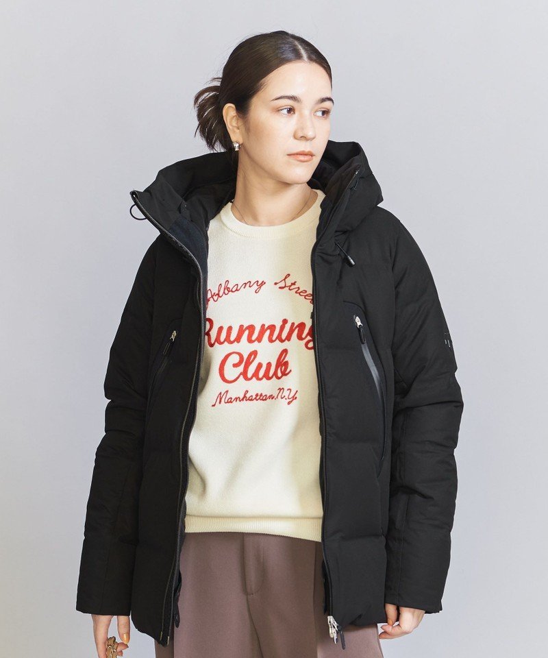 ユナイテッドアローズ BEAUTY&YOUTH UNITED ARROWS ＜DESCENTE ALLTERRAIN＞MIZUSAWA DOWN MOUNTAINEER-L/水沢ダウン マウンテニア -ウォッシャブル- ビューティー＆ユース　ユナイテッドアローズ ジャケット・アウター ダウンジャケット・ダウンベスト ブラック【送料無料】