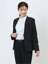 【SALE/65%OFF】m.f.editorial ダブルクロス カラーレスジャケット 紺(セットアップ可能) レディース セットアップ スーツ ジャケット ...