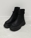 aimoha - select - 【shoes365】ニットソックス ブーツ アイモハ シューズ・靴 ブーツ ブラック ベージュ【送料無料】