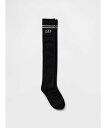 GAP (K)GAPロゴ ニーハイ ブーツソックス (キッズ) ギャップ 靴下・レッグウェア 靴下 ホワイト ブラック
