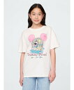 GAP (K)Gap × ディズニー グラフィック チュニックTシャツ (キッズ) ギャップ トップス カットソー・Tシャツ イエロー ホワイト ピンク【送料無料】
