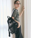 BEAUTY&YOUTH UNITED ARROWS 【別注】<JANSPORT>メッシュ ドロスト リュック -2WAY- ビューティー&ユース ユナイテッドアローズ バッグ リュック・バックパック ブラック【送料無料】