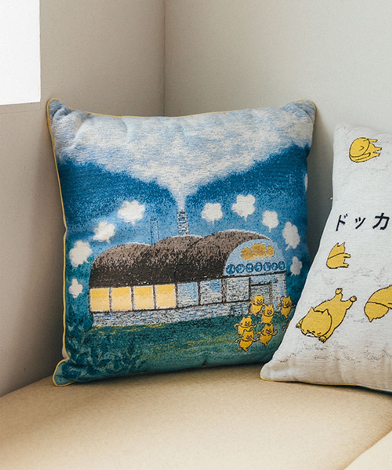 studio CLIP シェニールクッション[ノラネコぐんだんコラボ] スタディオクリップ インテリア・生活雑貨 クッション・クッションカバーのサムネイル