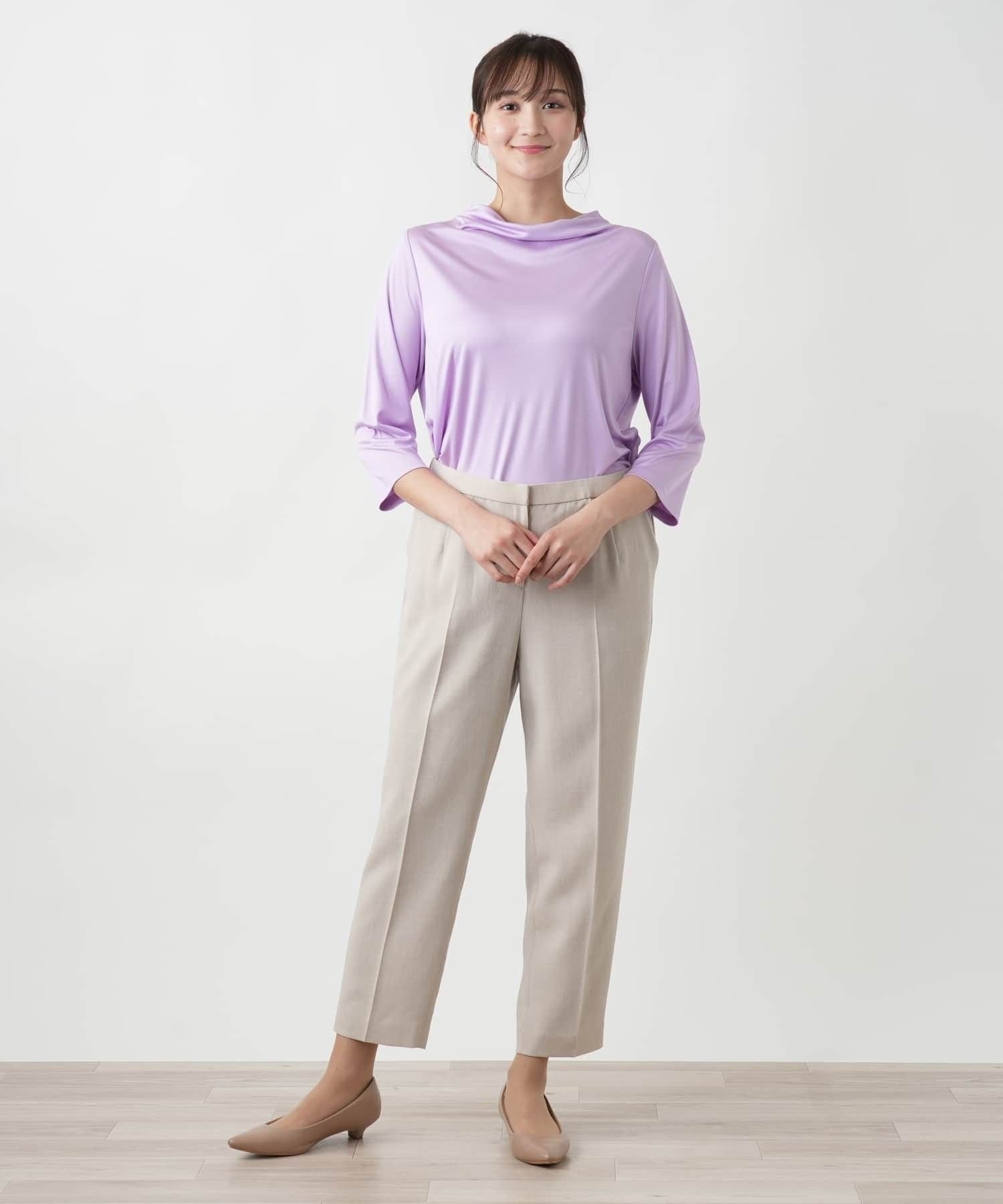 Leilian PLUS HOUSE 【店頭人気】テーパードパンツ レリアン プラスハウス パンツ その他のパンツ ブラウン