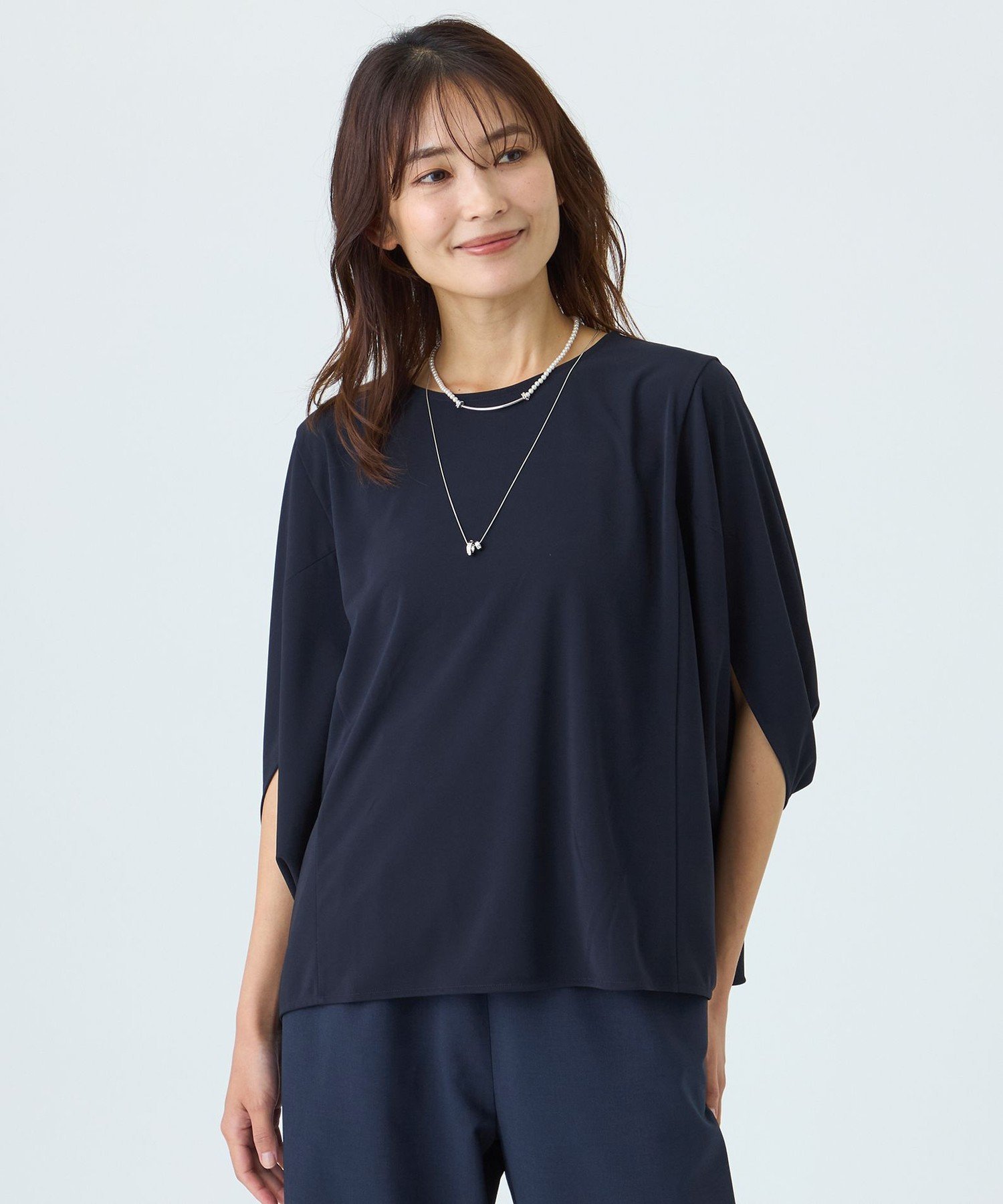 TRANS WORK GARUDA TWISTY COMPACTカットソー トランスワーク トップス カットソー・Tシャツ ネイビー グリーン ブラウン