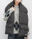 GERRY ビッグシルエット 中綿 タフタポリ ポケット付き ダウンマフラー・ショール エー.エム.エス. ファッション雑貨 マフラー・ストール・ネックウォーマ...