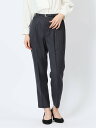 【SALE/20%OFF】m.f.editorial ストレッチウォッシャブル テーパードパンツ 紺(セットアップ可能) 【25SS】 レディース スーツ スラ...