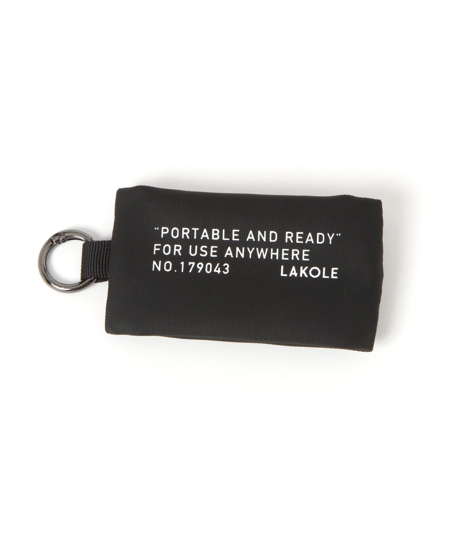 LAKOLE 【撥水】WRミニスライドポーチ ラコレ 財布・ポーチ・ケース ポーチ カーキグリーン ブラック ..