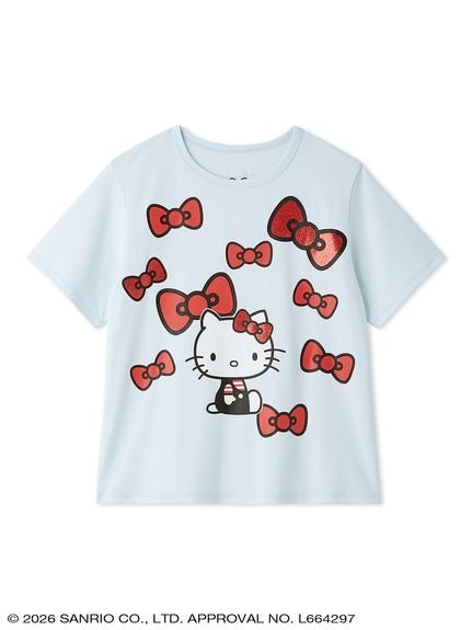 sanrio house 【SNIDEL】ハローキティ プリントTシャツ サンリオ ハウス トップス カットソー・Tシャツ グレー
