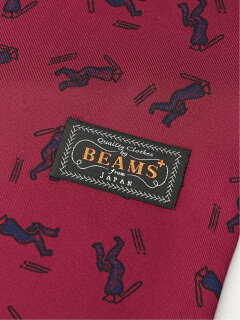 Beams Plus Silk Cricket Scarf 11-45-0782-107: Red Beams Plus Silk Cricket Scarf 11-45-0782-107: Red