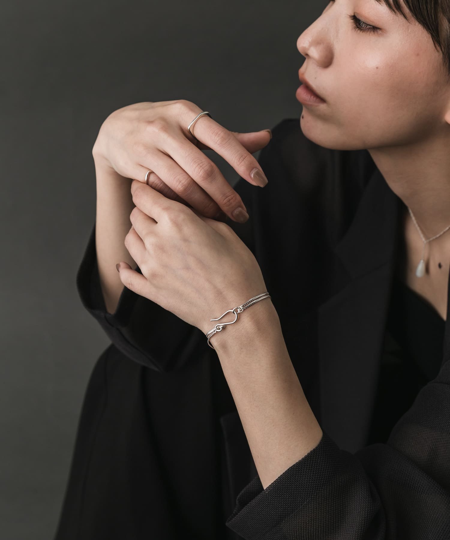 SMELLY SMELLY so' double chain bracelet スメリー アクセサリー・腕時計 ブレスレット・バングル【送料無料】