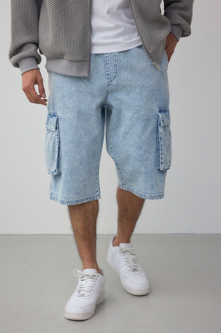 AZUL DENIM カーゴショーツ アズールバイマウジー パンツ ジーンズ・デニムパンツ ブラック