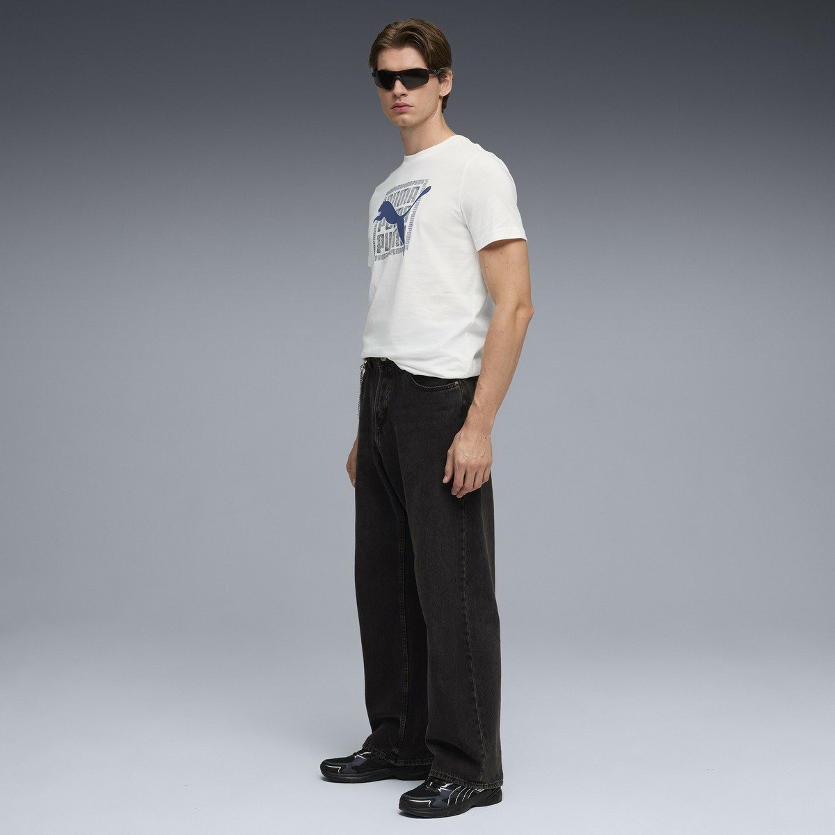 メンズ グラフィック プーマ ワーディング 半袖 Tシャツ GRAPHIC Tee プーマ トップス カットソー・Tシャツ ホワイト