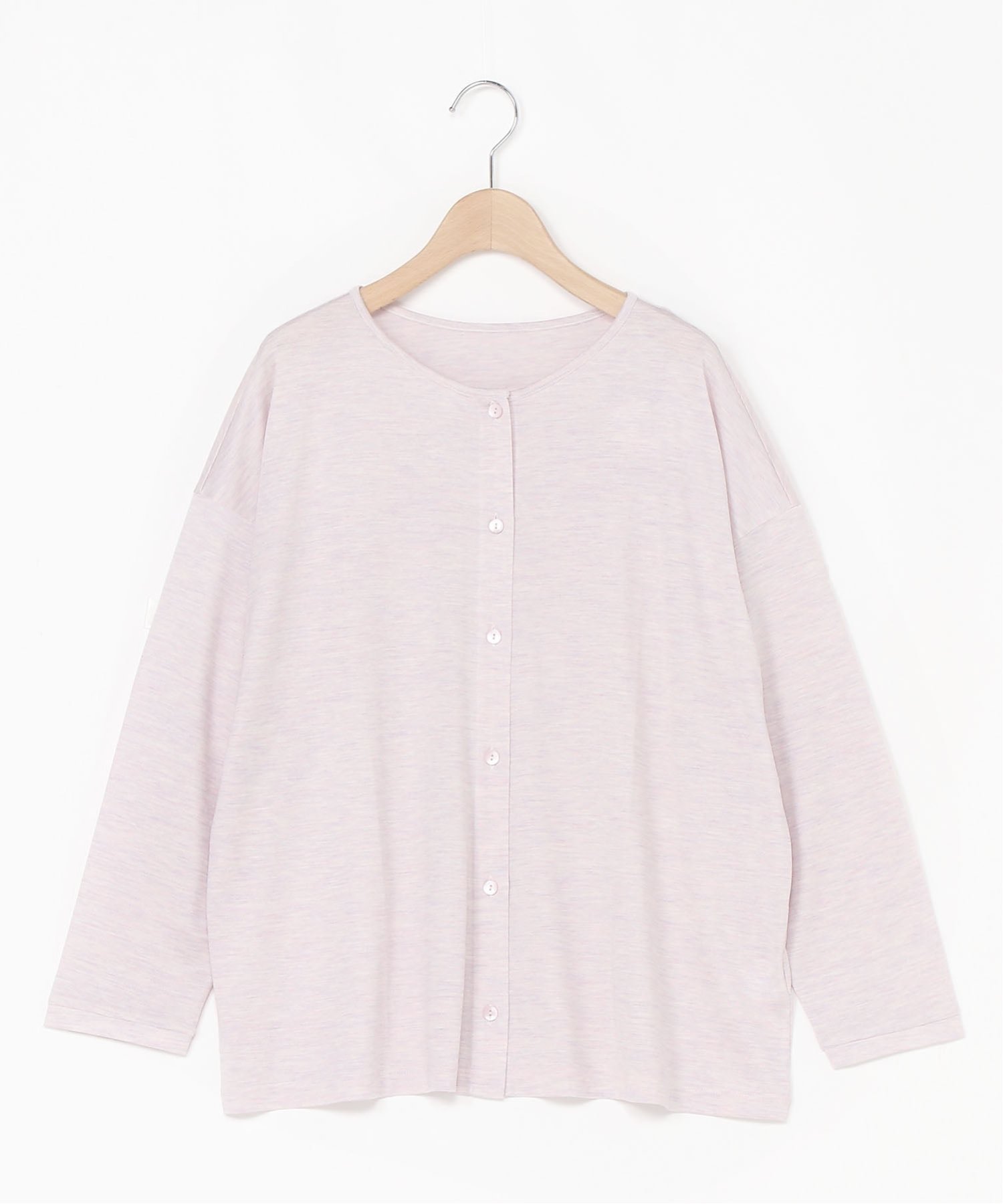 KID BLUE (W)26トップシルク天竺 長袖トップス キッドブルー トップス カットソー・Tシャツ グリーン パープル