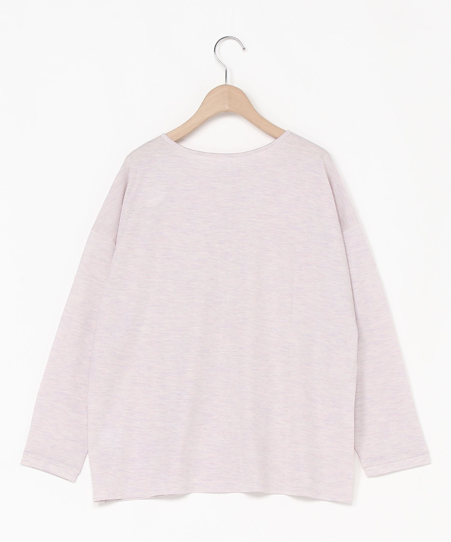 KID BLUE (W)26トップシルク天竺 長袖トップス キッドブルー トップス カットソー・Tシャツ グリーン パープル