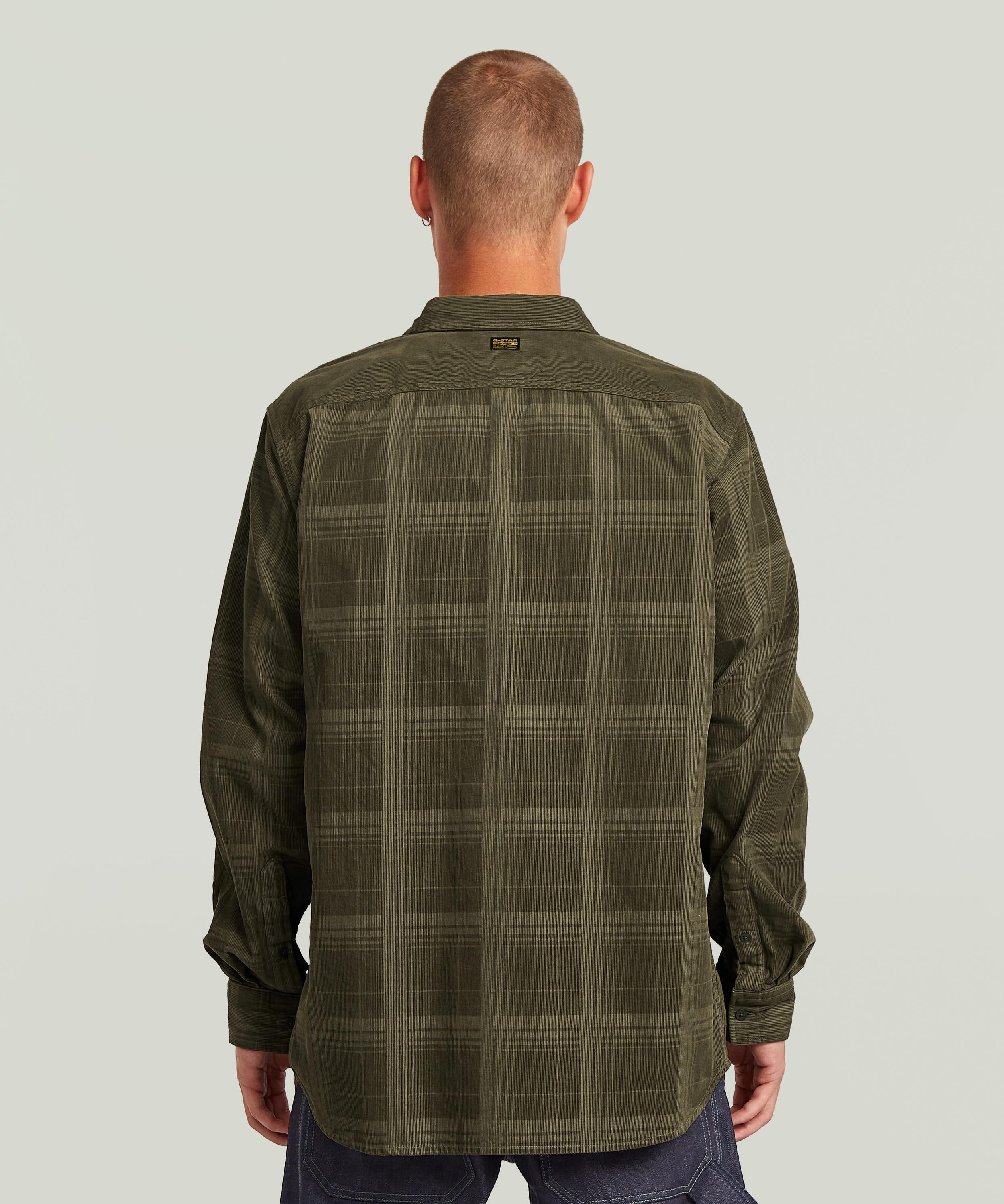 【公式ショップ】One Pocket Regular Shirt/ワンポケットレギュラーシャツ ジースターロゥ トップス シャツ・ブラウス カーキグリーン