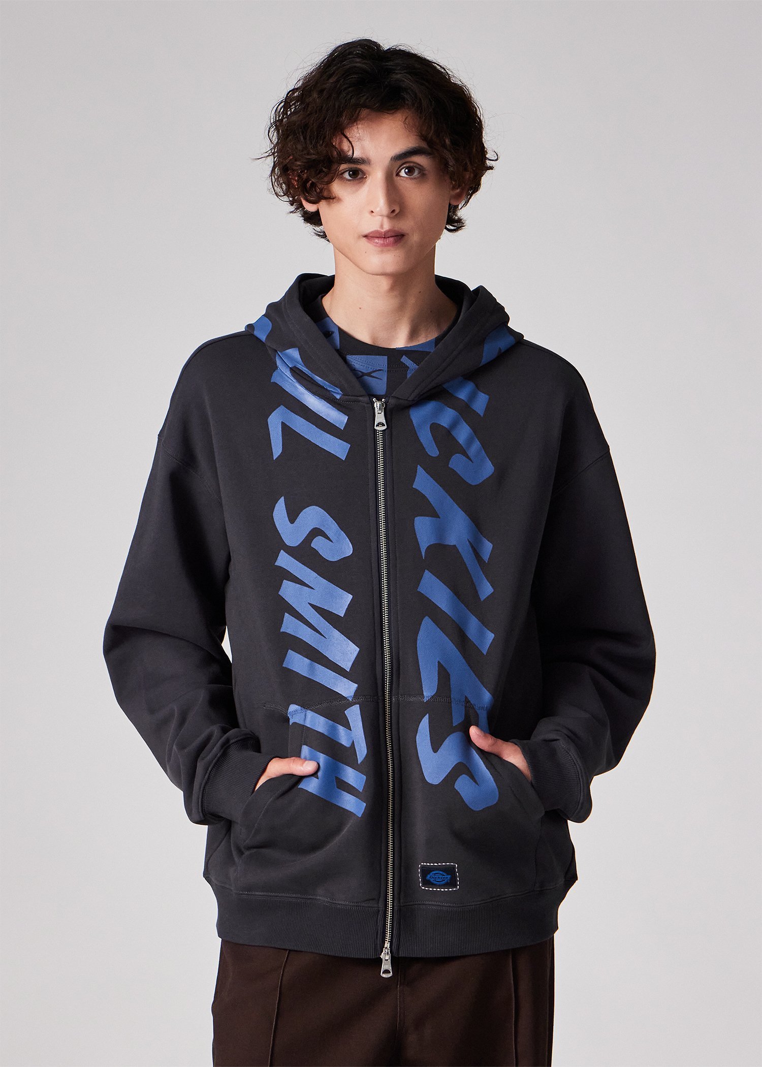 PS Paul Smith カットソー ポール・スミス トップス スウェット・トレーナー ネイビー ブラウン【送料無料】