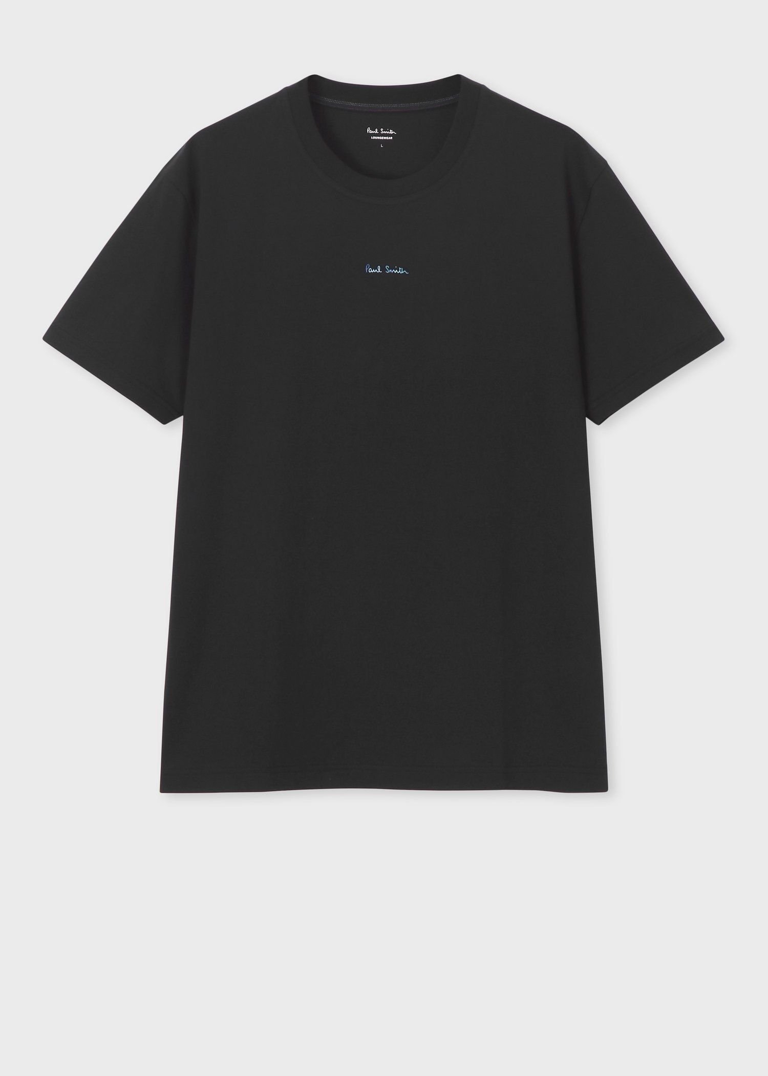 Paul Smith ロゴ クルーネックTシャツ ポール・スミス インナー・ルームウェア その他のインナー・ルームウェア ブラック ホワイト【送料無料】