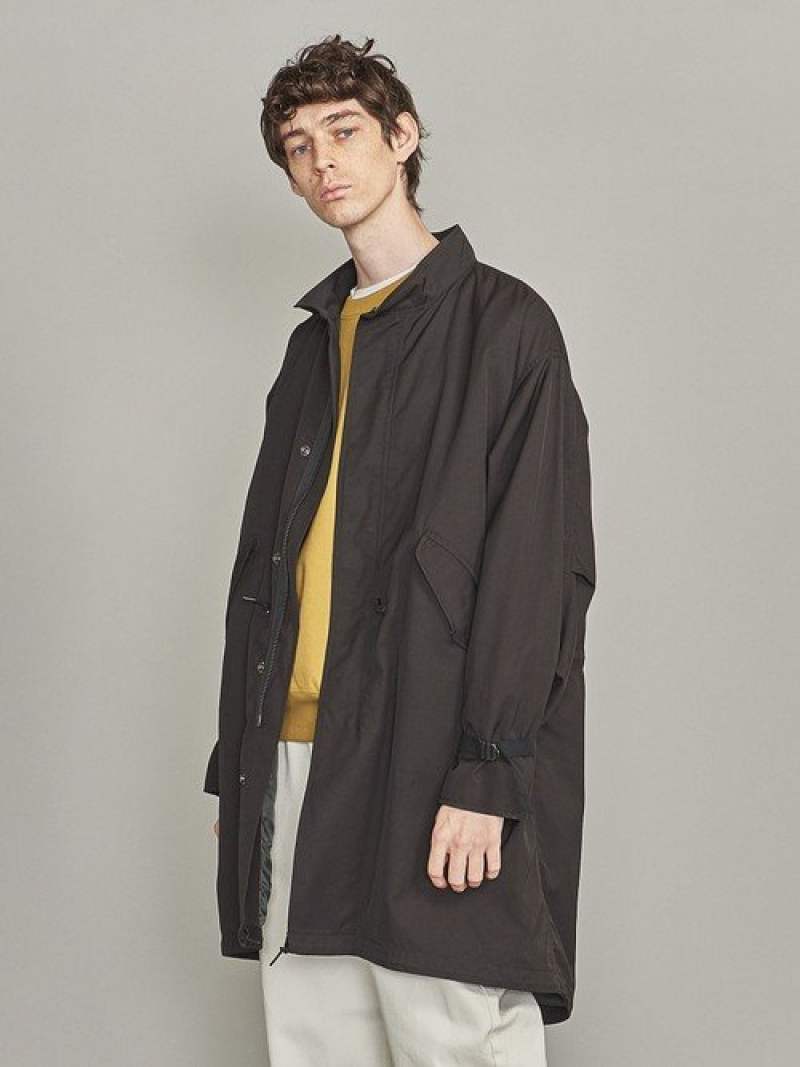【SALE／80%OFF】BEAUTY&YOUTH UNITED ARROWS BY レーヨン コットン フィッシュテール コート ユナイテッドアローズ アウトレット ジャケット・アウター モッズコート ブラック グレー カーキ【送料無料】のサムネイル