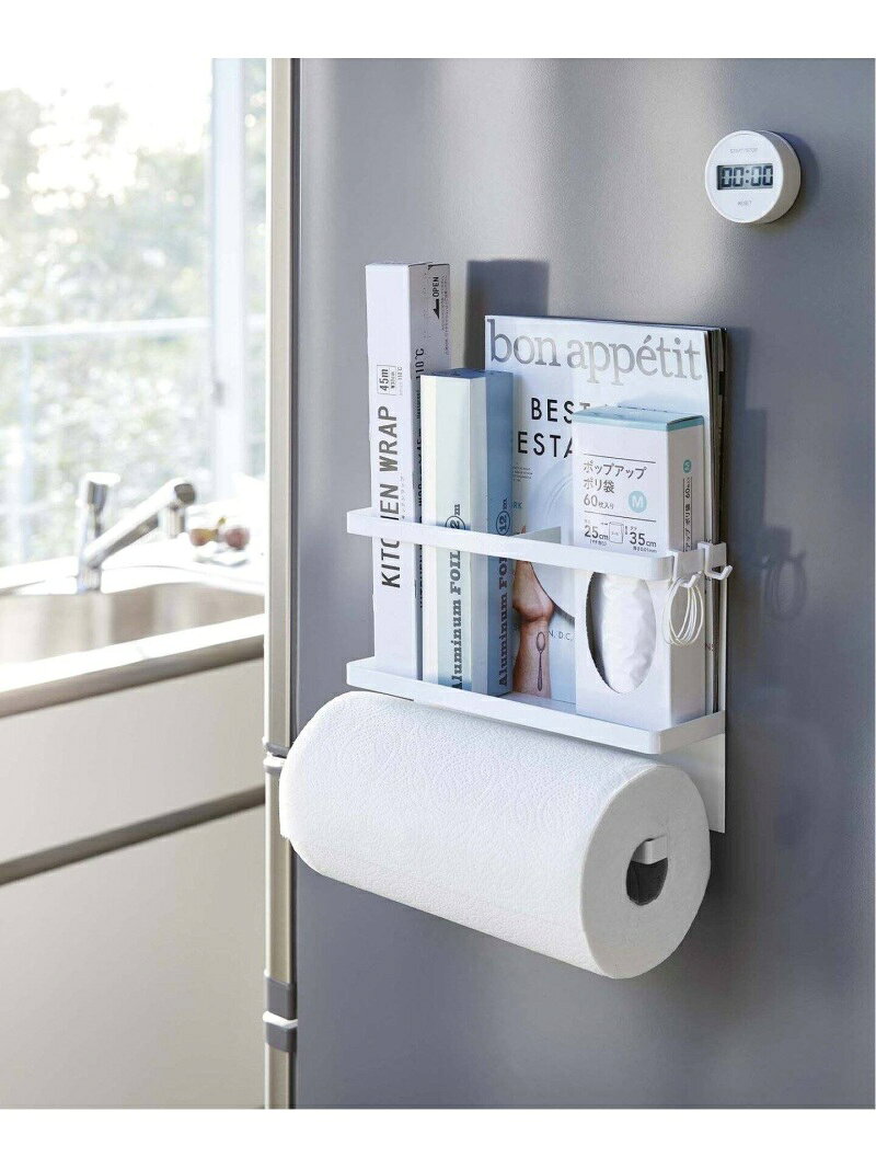 JOURNAL STANDARD FURNITURE 《WEB限定》【tower/タワー】マグネットキッチンペーパー&ラップホルダー ジャーナルスタンダードファニチャー 食器・調理器具・キッチン用品 食器・皿 ブラック ホワイト stylife-13456582 Rakuten Fashion サンプル画像3