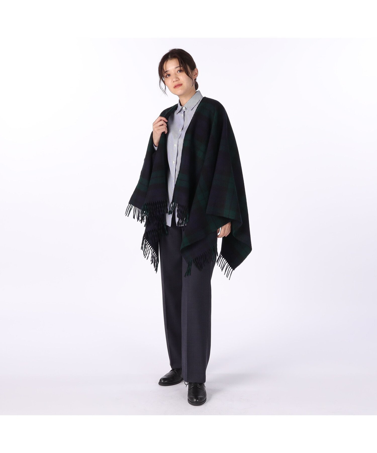 KEITH ロンドンストライプ シャツブラウス キース トップス シャツ・ブラウス ネイビー