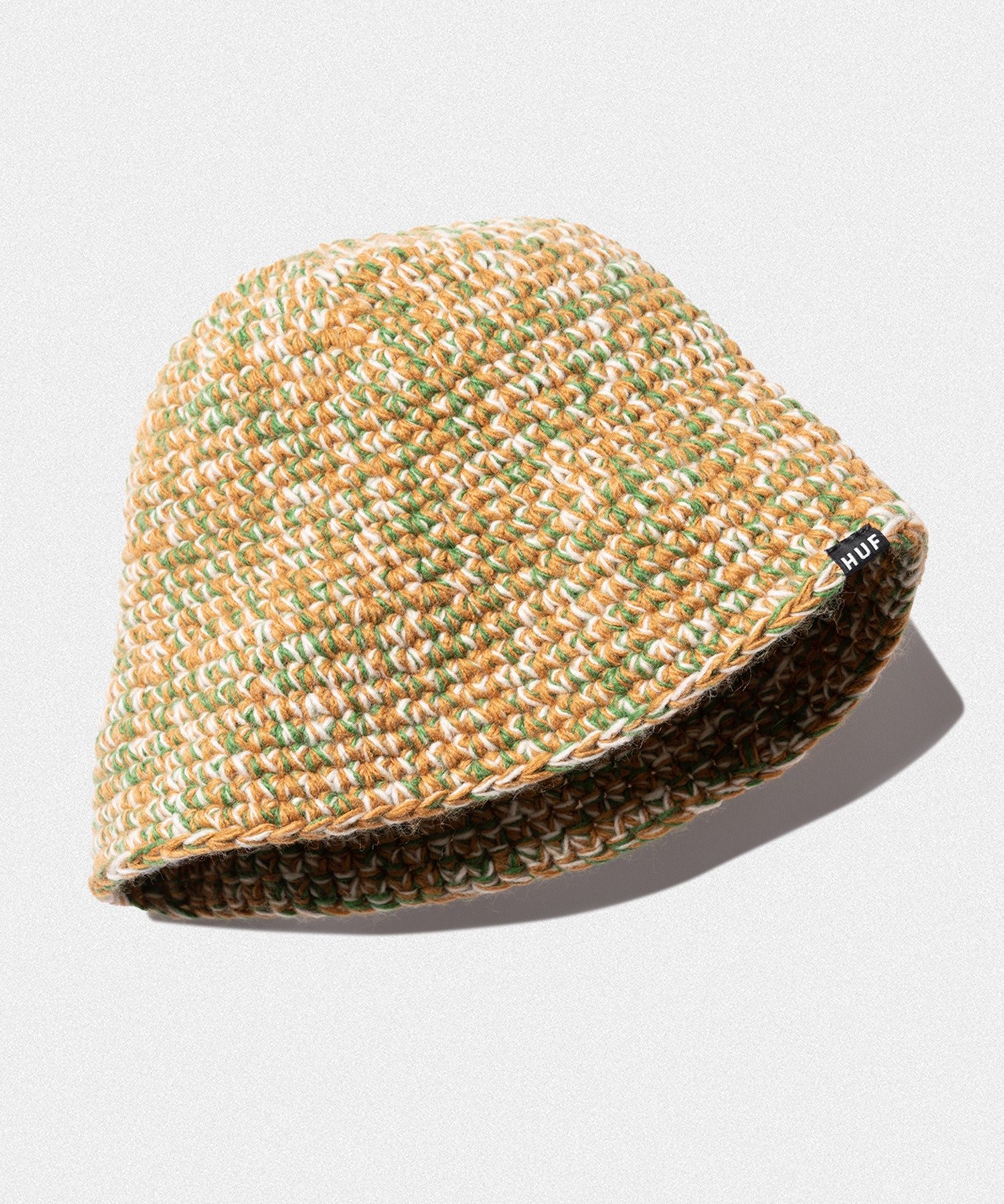 ハフ  帽子 メンズ HUF HUF WOVEN KNIT BUCKET HAT ハフ ハット バケハ ハフ 帽子 ハット ブラウン パープル【送料無料】