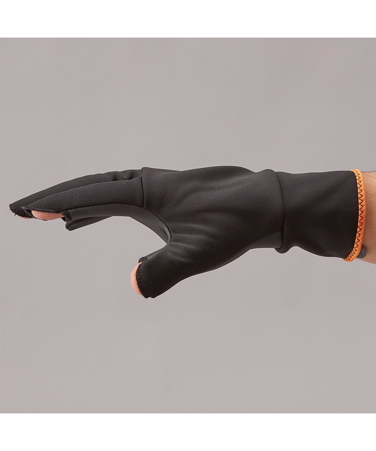 【SALE／40%OFF】FREEKNOT ウィンドシェルグローブ 3本カット L:ブラック フリーノット ファッション雑貨 手袋 ブラック