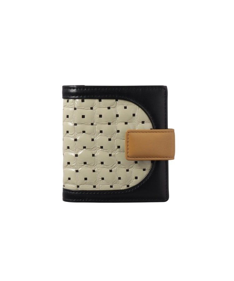 HIROKO HAYASHI SPIAGGIA(スピアージャ)薄型二つ折り財布 ヒロコ ハヤシ 財布・ポーチ・ケース 財布 ベージュ