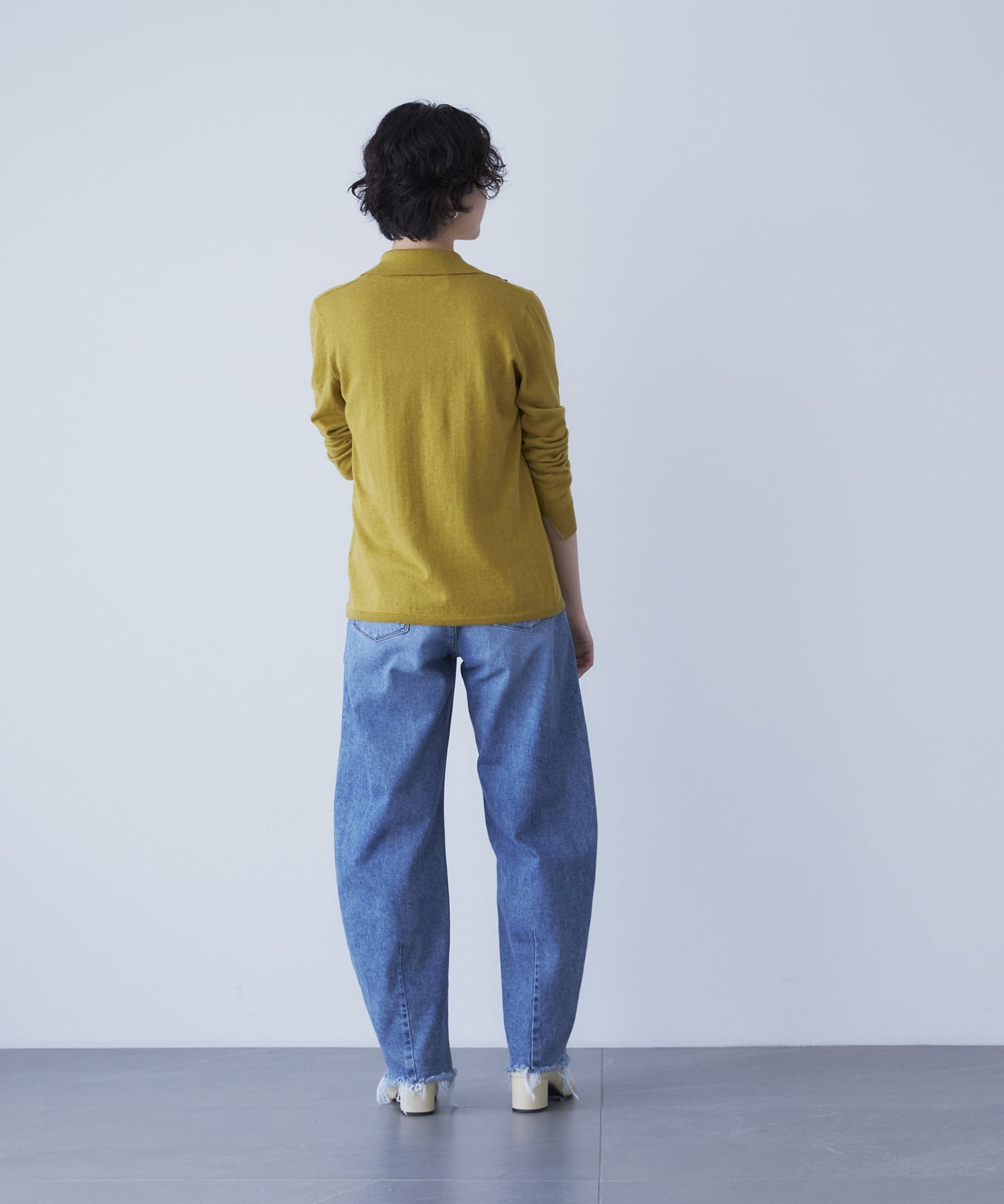 YANUK YANUKWomen's/(W)カーブテーパード "LAURA" ヤヌーク パンツ ジーンズ・デニムパンツ ブルー