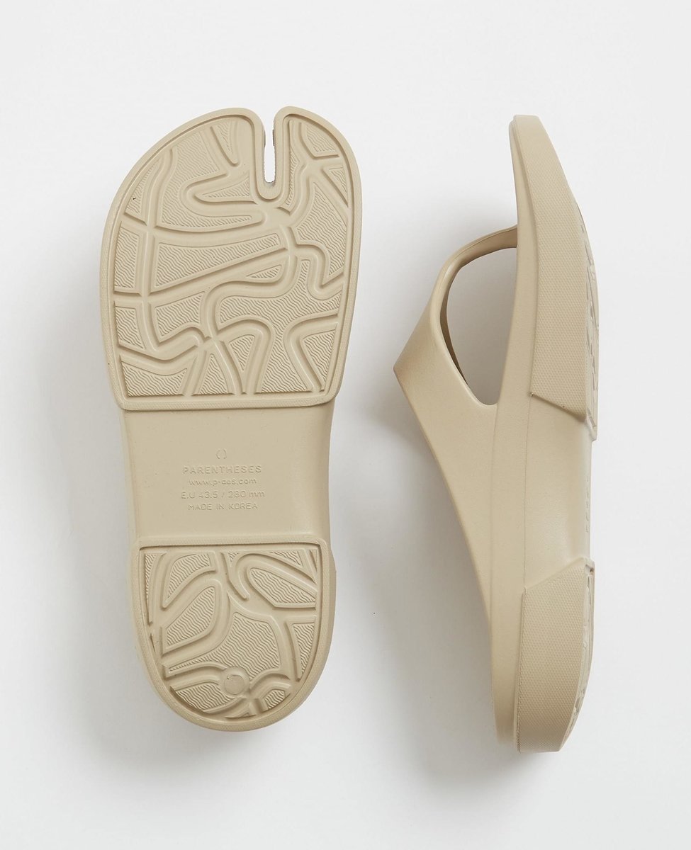 MEN'S MELROSE 【Paes/ペイズ】Flipflop Basic Line ｜ PAES01 / リカバリーサンダル メンズメルローズ シューズ・靴 サンダル ベージュ ブラック