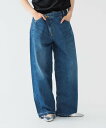 BEAMS BOY 【別注】Lee * maturely / デニム アシメ パンツ ビームス ウイメン パンツ その他のパンツ ブラック ブルー【送料無料】