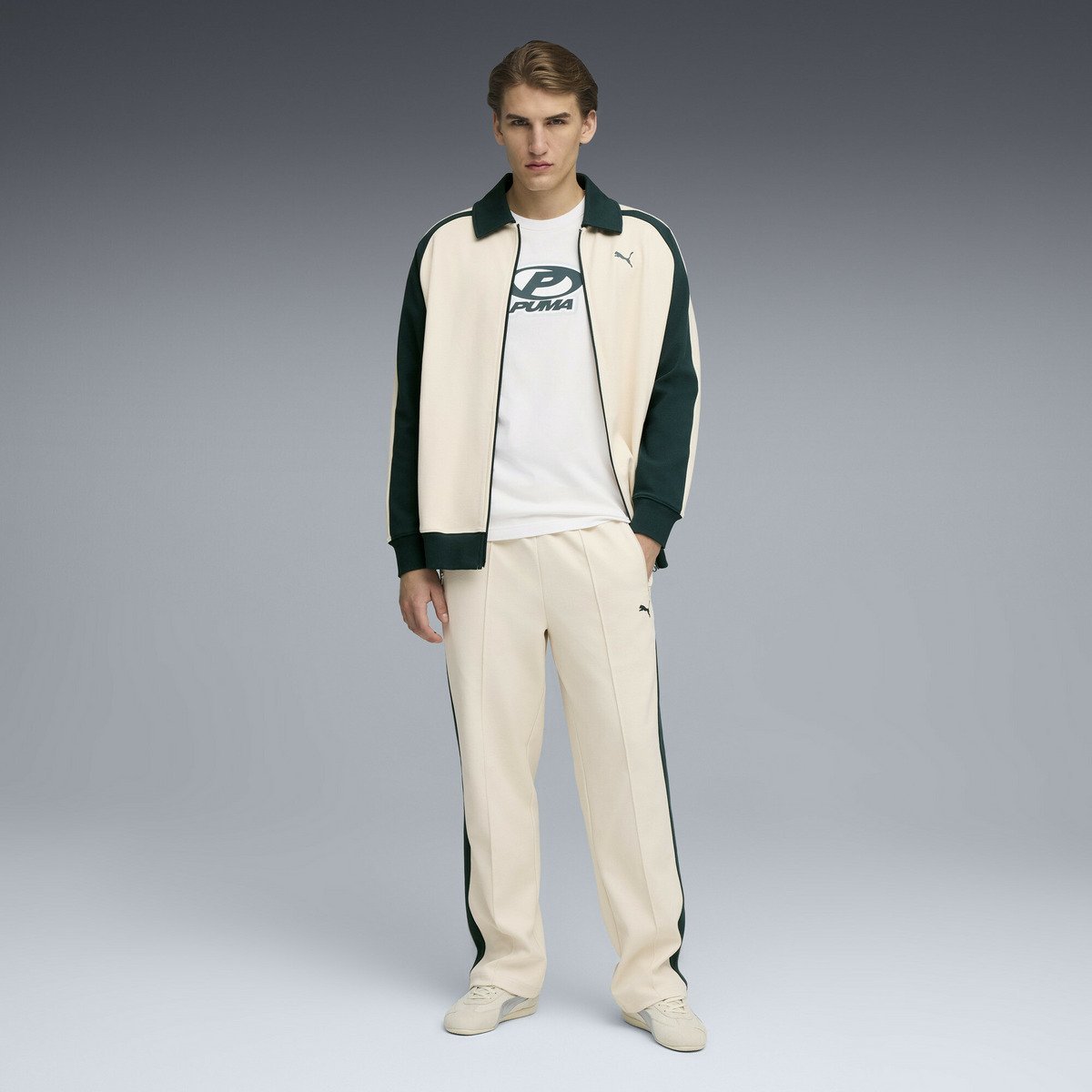 【SALE／30%OFF】PUMA ユニセックス T7 リラックスド ジャガード トラック パンツ プーマ パンツ ジャージ・スウェットパンツ【送料無料】