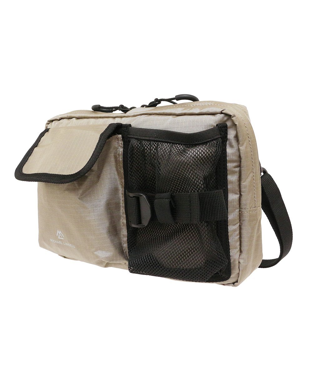 MICHAEL LINNELL Mini Shoulder ティエヌスクエア バッグ ショルダーバッグ ベージュ