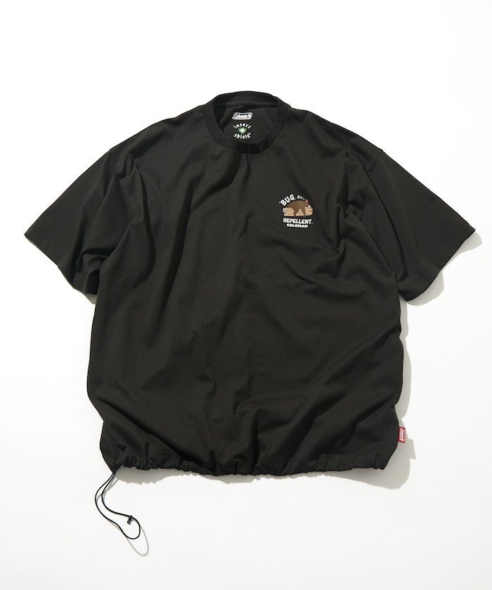 Coleman × FREAK'S STORE / コールマン 別注 ワンポイントロゴ インセクトシールド Tシャツ フリークスストア トップス カットソー・Tシャツ ホワイト グレー
