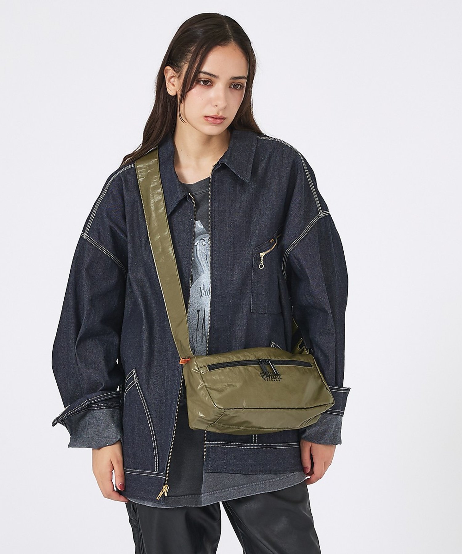 【UNIVERSAL OVERALL/ユニバーサルオーバーオール】Surplus アバハウス バッグ ショルダーバッグ カーキグリーン ブラウン ブラック