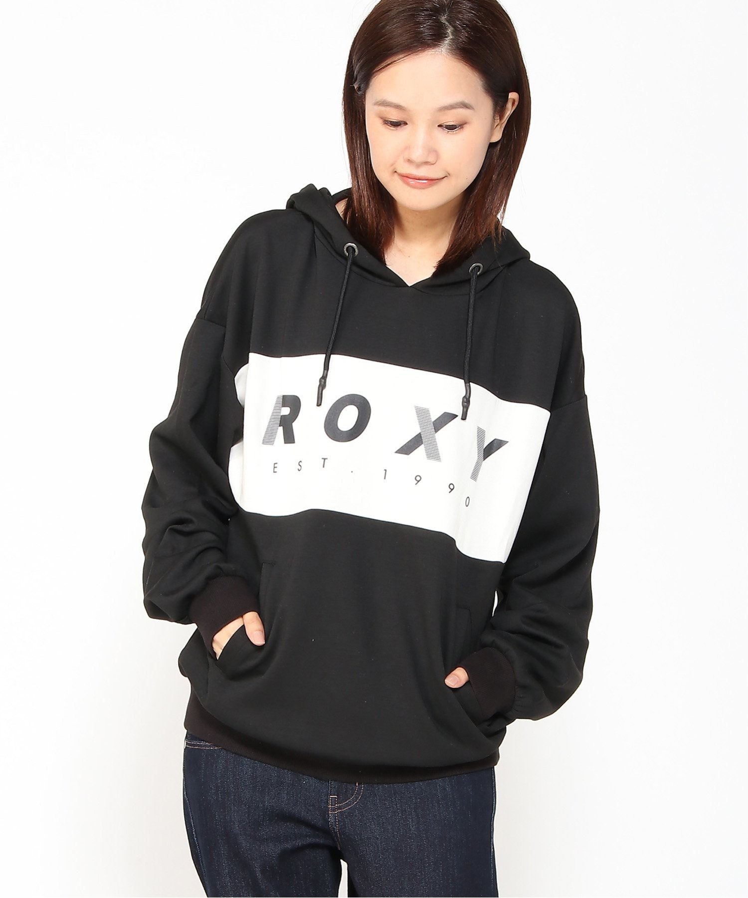 ロキシー パーカー レディース 【SALE／50%OFF】ROXY (W)SO FAR SO GOOD HOODIE ロキシー トップス パーカー・フーディー ブラック グレー パープル