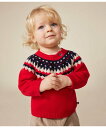 【SALE/10%OFF】PETIT BATEAU ウール&コットンニットプルオーバー プチバトー トップス ニット【送料無料】