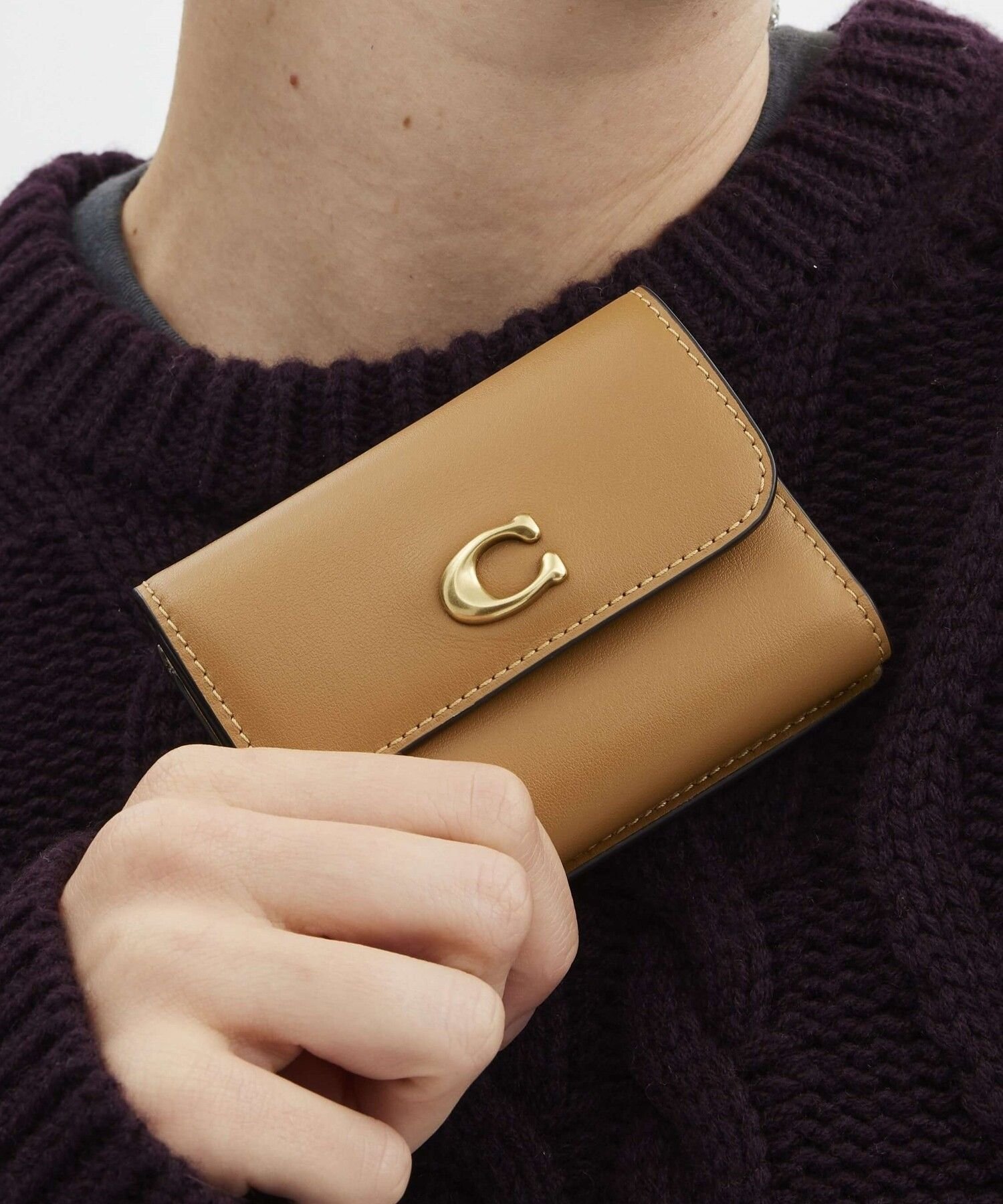 COACH 【公式】エッセンシャル カード ホルダー ウォレット コーチ 財布・ポーチ・ケース 財布 ブラウン【送料無料】のサムネイル