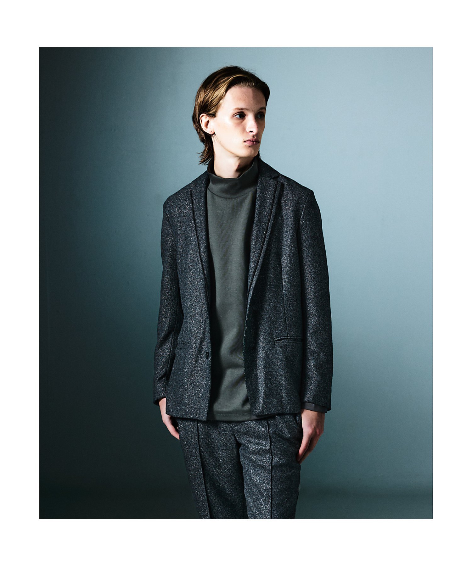 5351POUR LES HOMMES 【セットアップ対応】グリッター ツイーディジャケット【予約】 ゴーサンゴーイチプールオム ジャケット・アウター テーラードジャケット・ブレザー【送料無料】