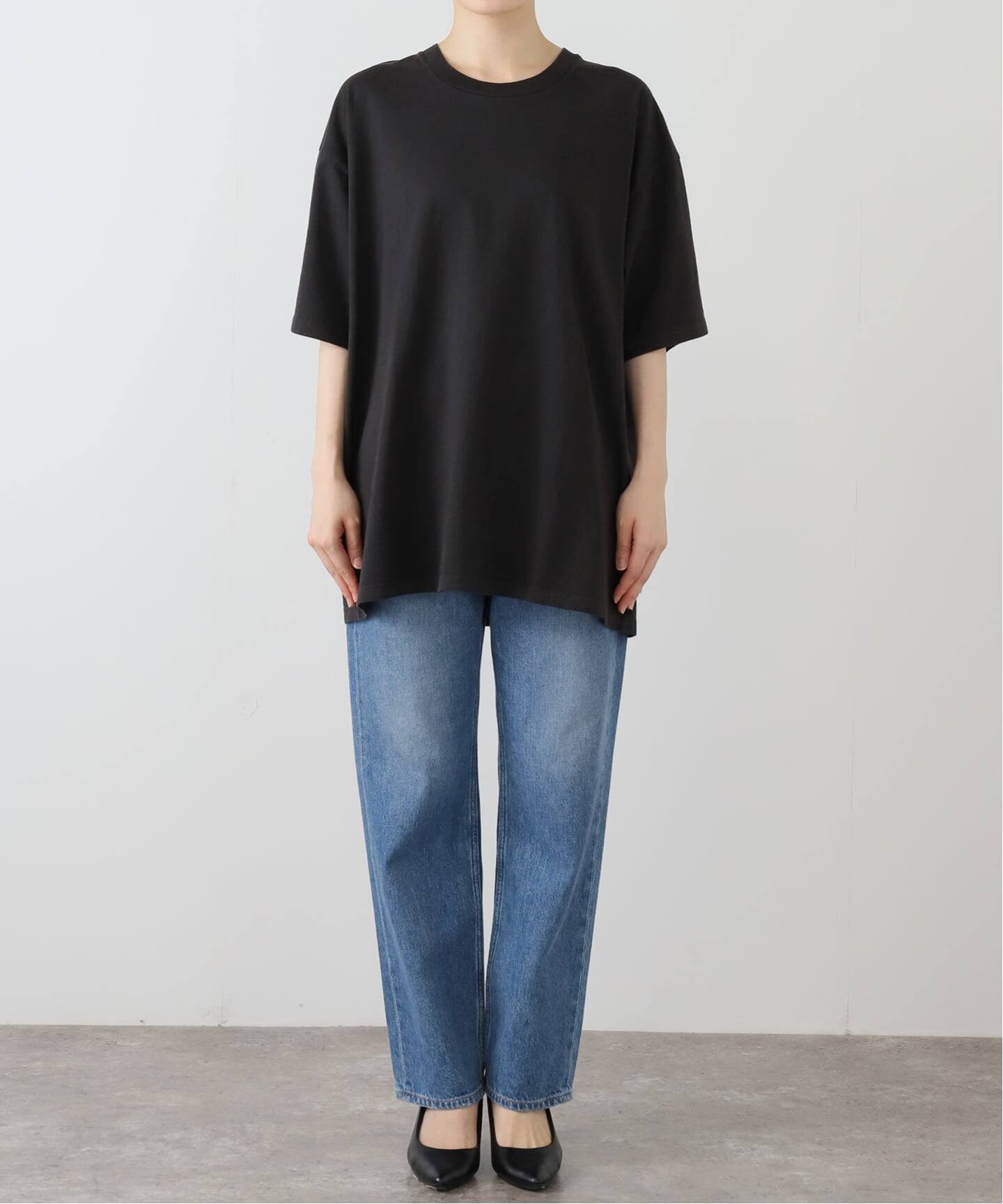 OUTDOOR PRODUCTS Usual Things GOAT PIGMENT DYE S/S TEE 9012 アウトドアプロダクツユージュアルシングス トップス カットソー・Tシャツ グレー ネイビー【送料無料】