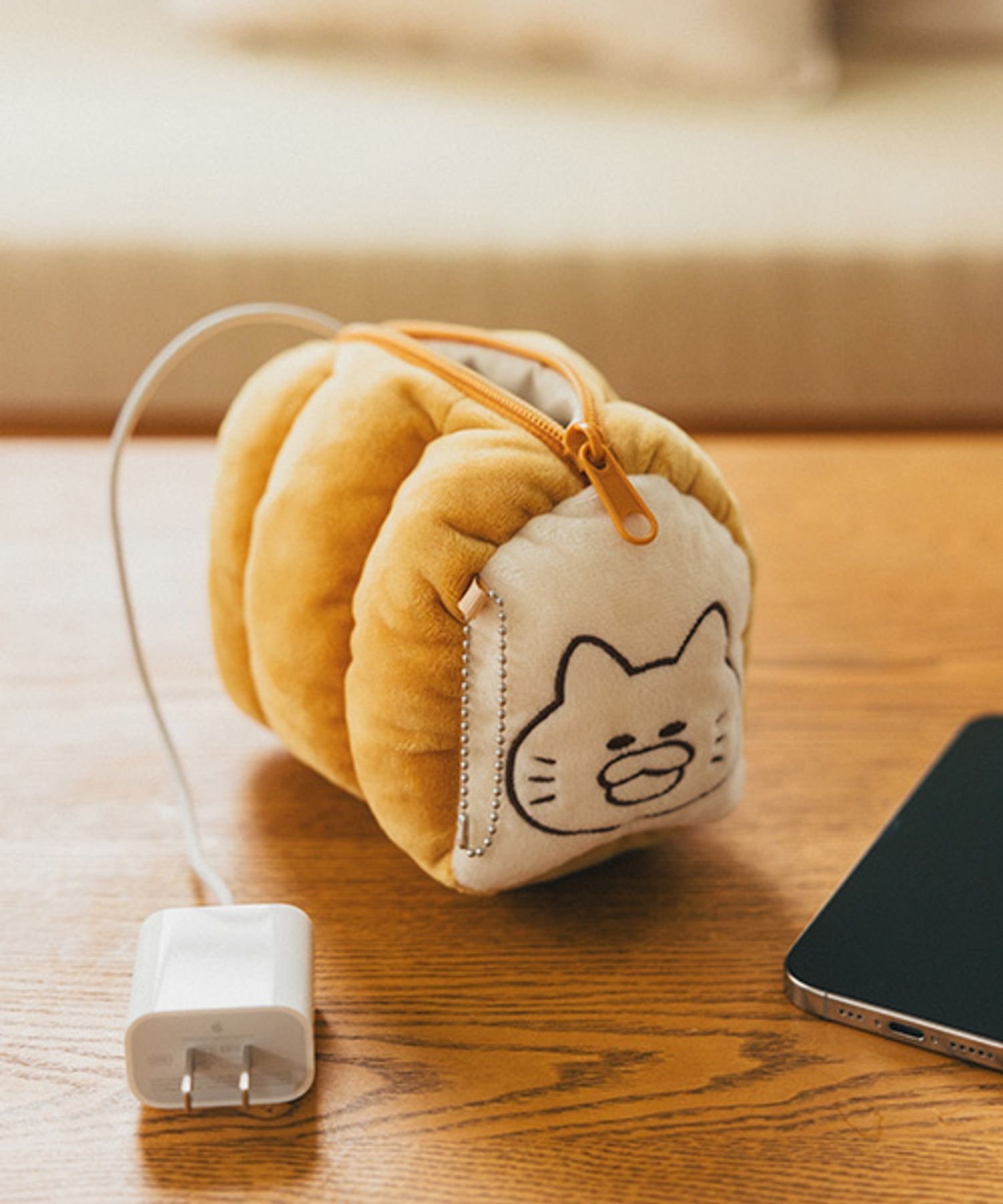 studio CLIP ふわふわ食パンポーチ[ノラネコぐんだんコラボ] スタディオクリップ 財布・ポーチ・ケース ポーチのサムネイル