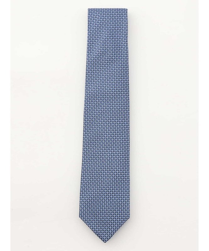 AQUASCUTUM - Aquascutum MEN マイクロハニカムパータン小剣クレスト アクアスキュータム スーツ・フォーマル ネクタイ・蝶ネクタイ ブルー パープル【送料無料】