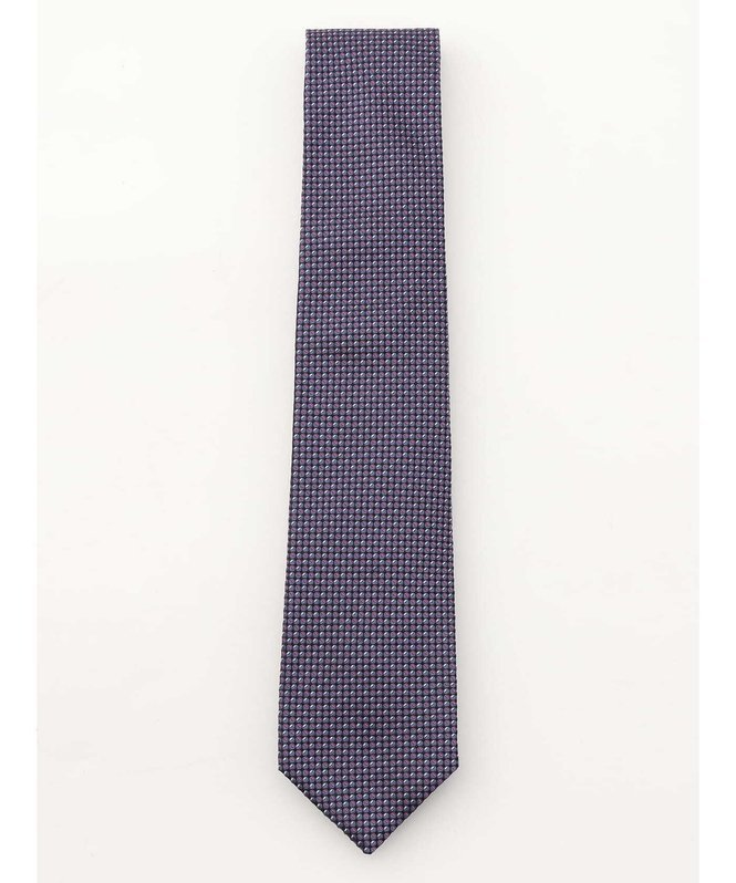Aquascutum MEN マイクロハニカムパータン小剣クレスト アクアスキュータム スーツ・フォーマル ネクタイ・蝶ネクタイ ブルー パープル【送料無料】