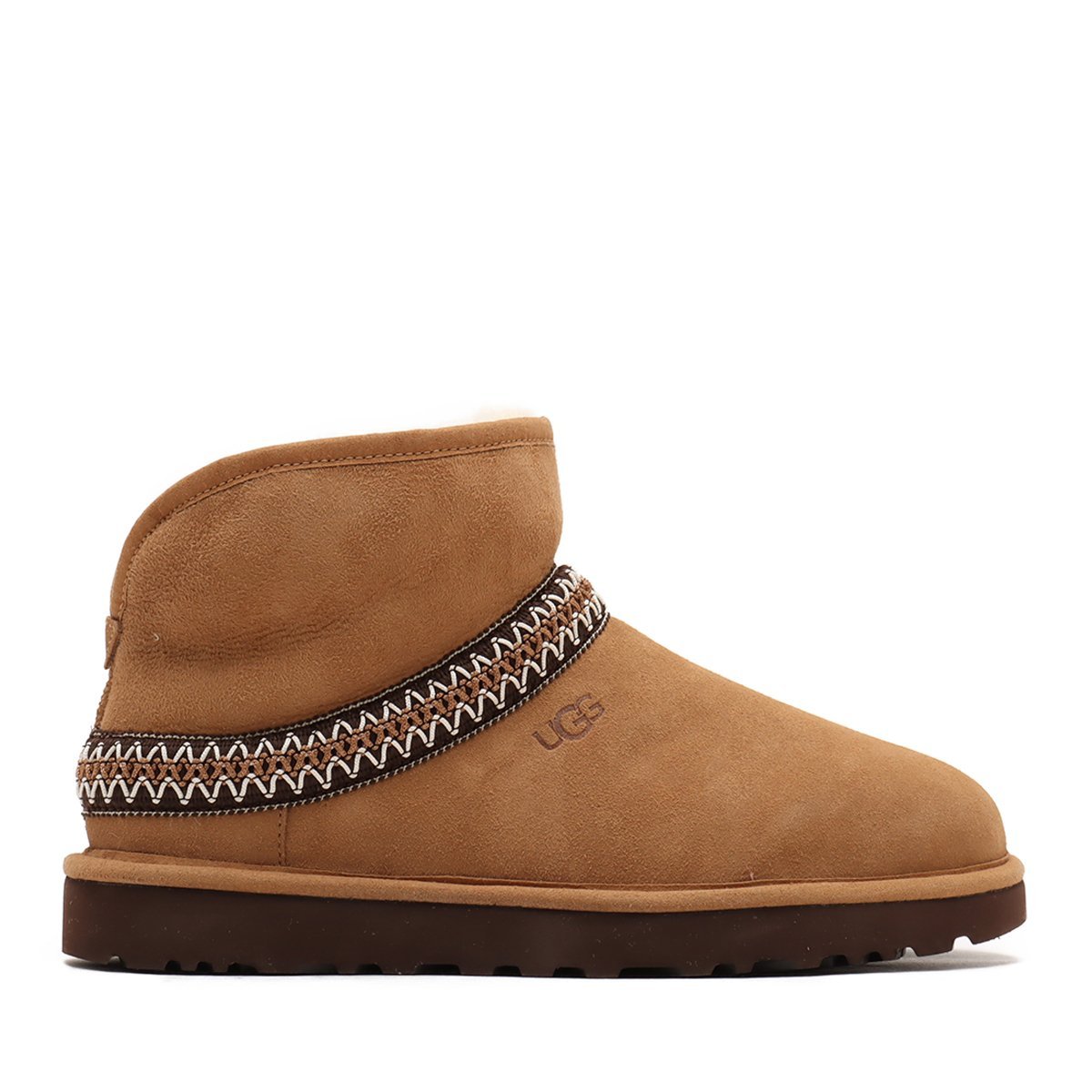 UGG W CLASSIC MINI CRESCENT CHESTNUT アトモス シューズ・靴 ブーツ ブラウン